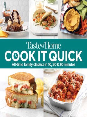 cover image of Taste of Home Cook it Quick